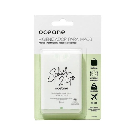 Océane Splash 2 Go Fresh Citrus - Higienizador de Mãos