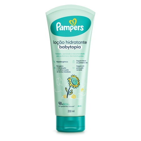 Loção Hidratante para o Corpo Pampers Babytopia Girassol 200ml