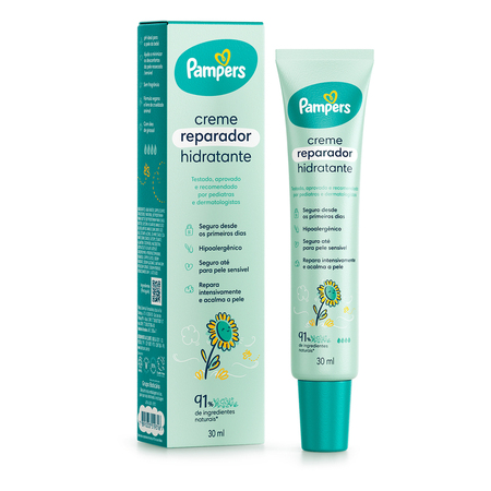 Creme Reparador Hidratante Girassol Pampers - Hidratante para o Corpo 30ml