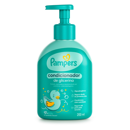 Condicionador de Glicerina Pampers - Condicionador Infantil