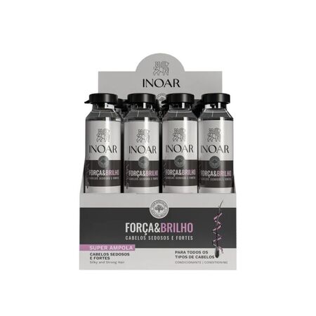 Display Treatment Ampolas Força e Brilho 12un x 45ml - Inoar
