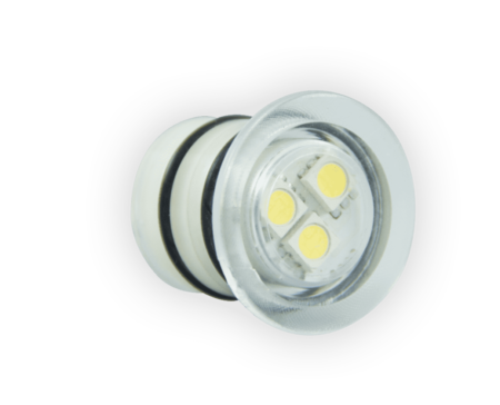 Balizador LED 0,5W Branco Frio