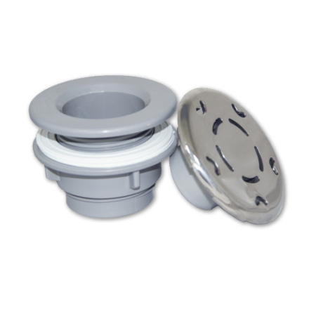 Dispositivo para Piscina Fibra com Pastilha Nível INOX