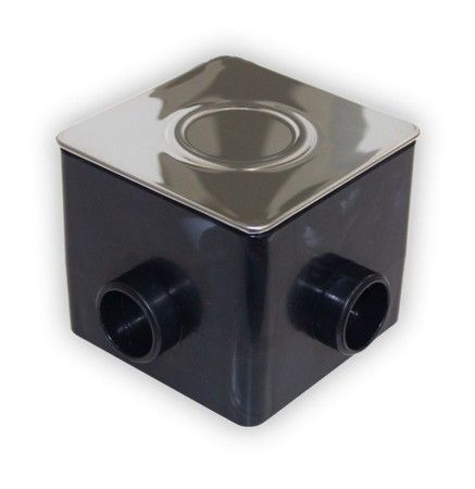 Caixa de Passagem Quadrada com Regulagem Tampa INOX 430