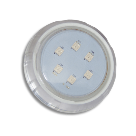 Hiper LED 9W Policarbonato RGB - Alvenaria