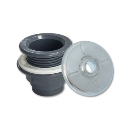 Dispositivo para Piscina Fibra com Pastilha Retorno INOX