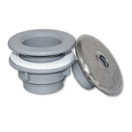 Dispositivo para Piscina Fibra com Pastilha Retorno INOX