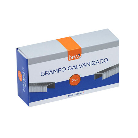 GRAMPO GALVANIZADO 106/6 - 3.500UN