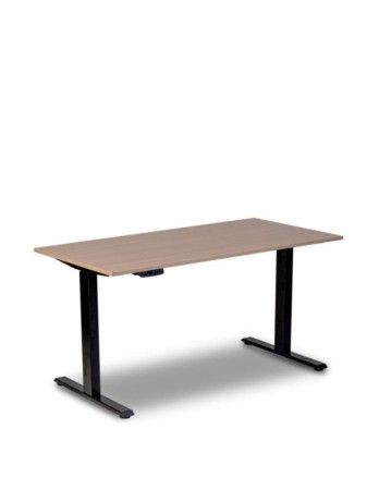 Mesa Elétrica Nord 1200x700x700mm - Tampo Carvalho Malva e Estrutura Preta