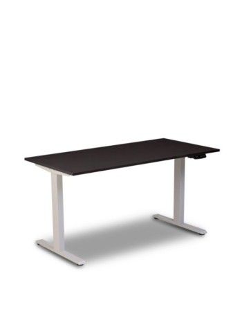 Mesa Elétrica Nord 1365x700x700mm - Tampo Grafite e Estrutura Branca