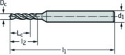 MICROBROCAS HELICOIDAIS DE METAL DURO (DIÂMETRO DA ARESTA 0,6mm x PROFUNDIDADE DO FURO 3mm x COMPRIMENTO TOTAL 25mm) - WALTER DO BRASIL - CX. 05 - 7233443
