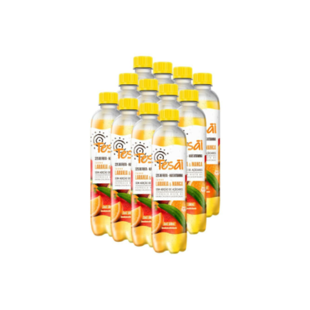 Refresco Tesai de Laranja e Manga dp 12x500ml