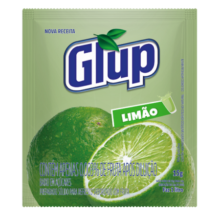 Refresco Glup Limão dp 15x15g