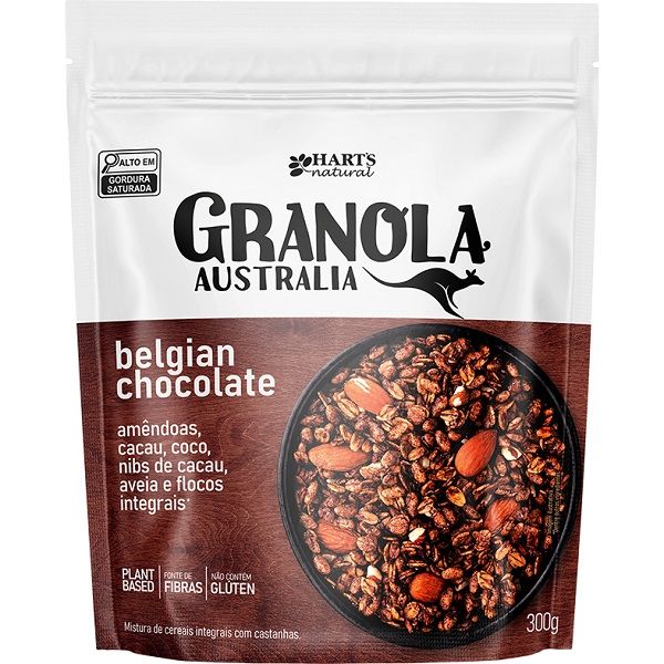 Granola Australia Belgian Harts Chocolate 300g