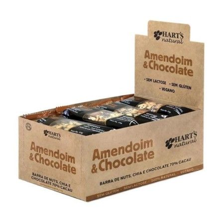 Barra Nuts Harts Amendoim e Chocolate dp 20x35g