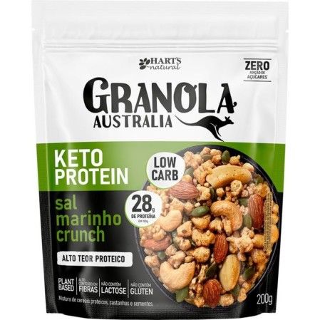 Granola Australia Keto Protein Harts Sal Marinho Crunch 200g
