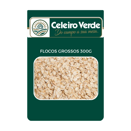 Aveia em Flocos Celeiro Verde Grossa 300g