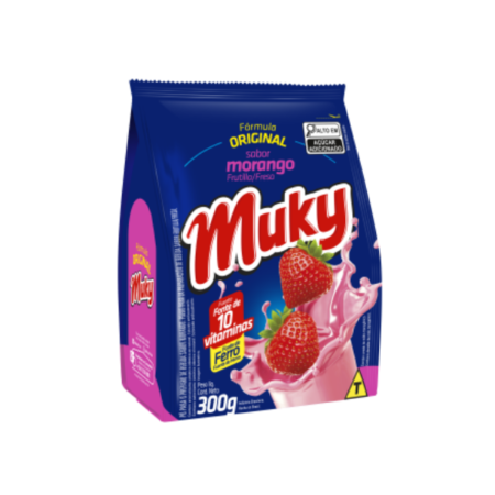 Achocolatado Bretzke Muky Morango Refil 300g