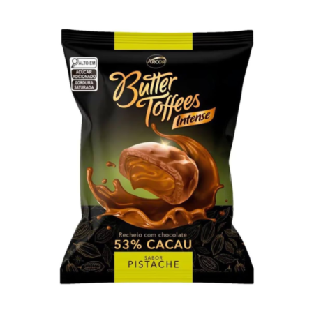 Bala Arcor Butter Toffees 53% Pistache 400g
