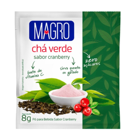Chá Verde Zero Magro Cranberry 15x8g