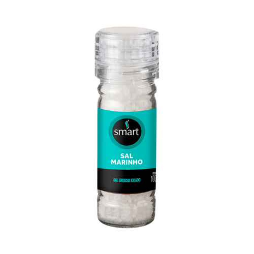 Sal Marinho Smart com Moedor 100g