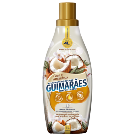 Amaciante de Roupas Concentrado Guimarães Coco e Amêndoas 1l