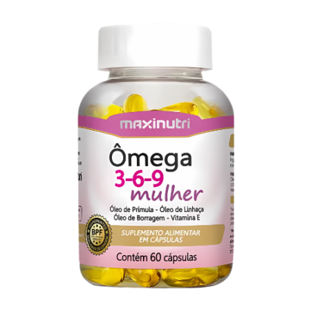 Ômega 3/6/9 Mulher Maxinutri 60 cps