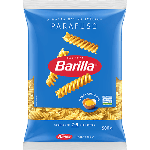 Massa Barilla Parafuso com Ovos 500g