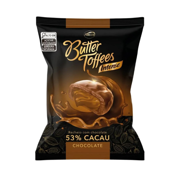 Bala Arcor Butter Toffees 53% Cacau pcte 400g