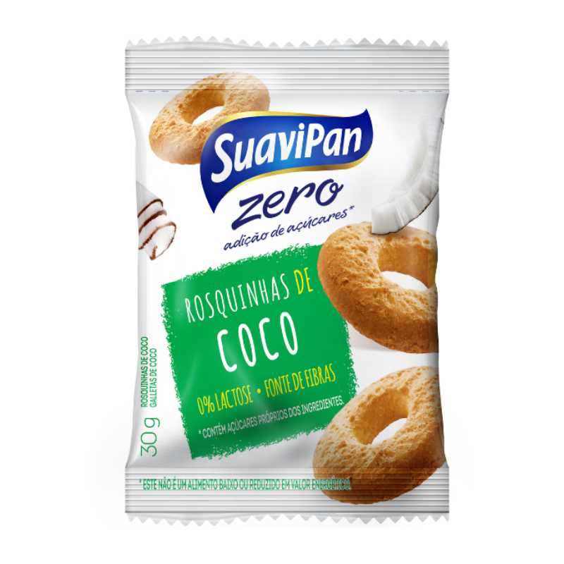 Rosquinha Suavipan Coco dp 12x30g