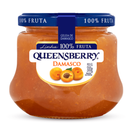 Geleia 100% Fruta Queensberry Damasco 300g