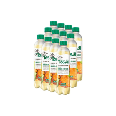 Refresco Tesai de Abacaxi e Uva Verde dp 12x500ml