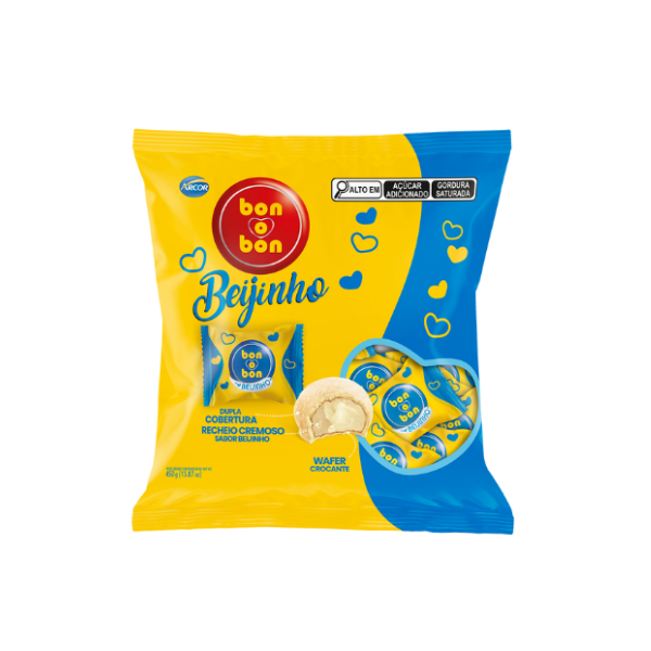 Bombom Arcor Bon o Bon Beijinho pcte 30x15g
