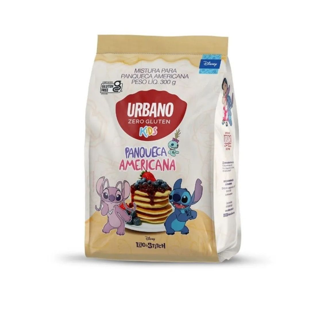 Mistura para Panqueca Urbano Americana Kids 300g