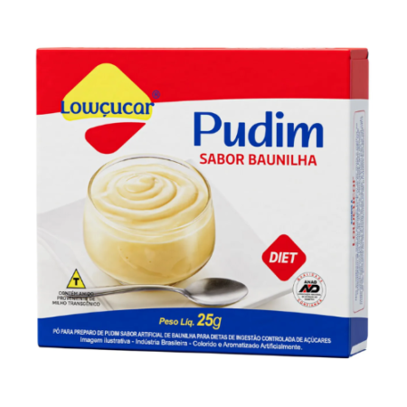 Pó para Pudim Zero Lowçucar Baunilha 25g