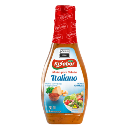 Molho para Salada Kisabor Italiano 240ml
