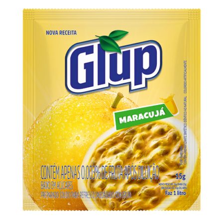 Refresco Glup Maracujá dp 15x15g