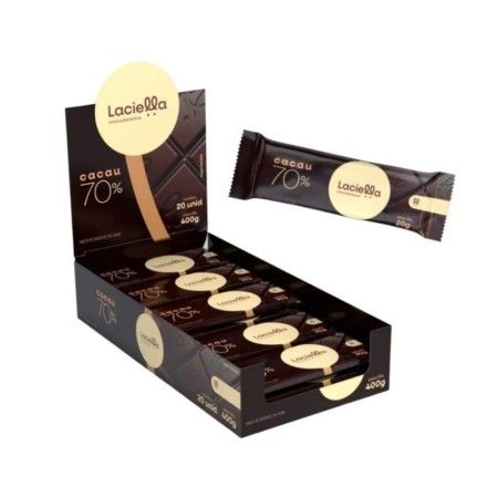 Barra Laciella Chocolate 70% Cacau dp 20x20g