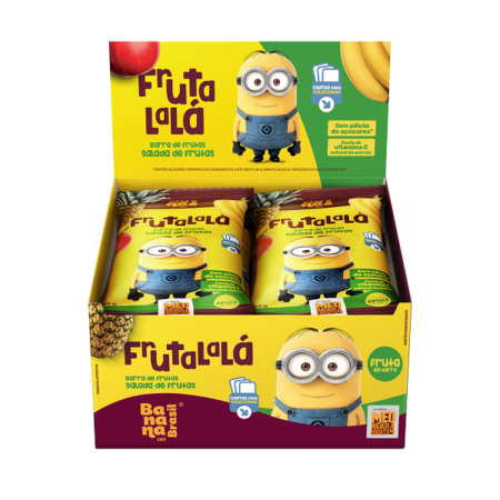 Barra Frutalalá Banana Brasil Salada de Frutas dp 12x22g