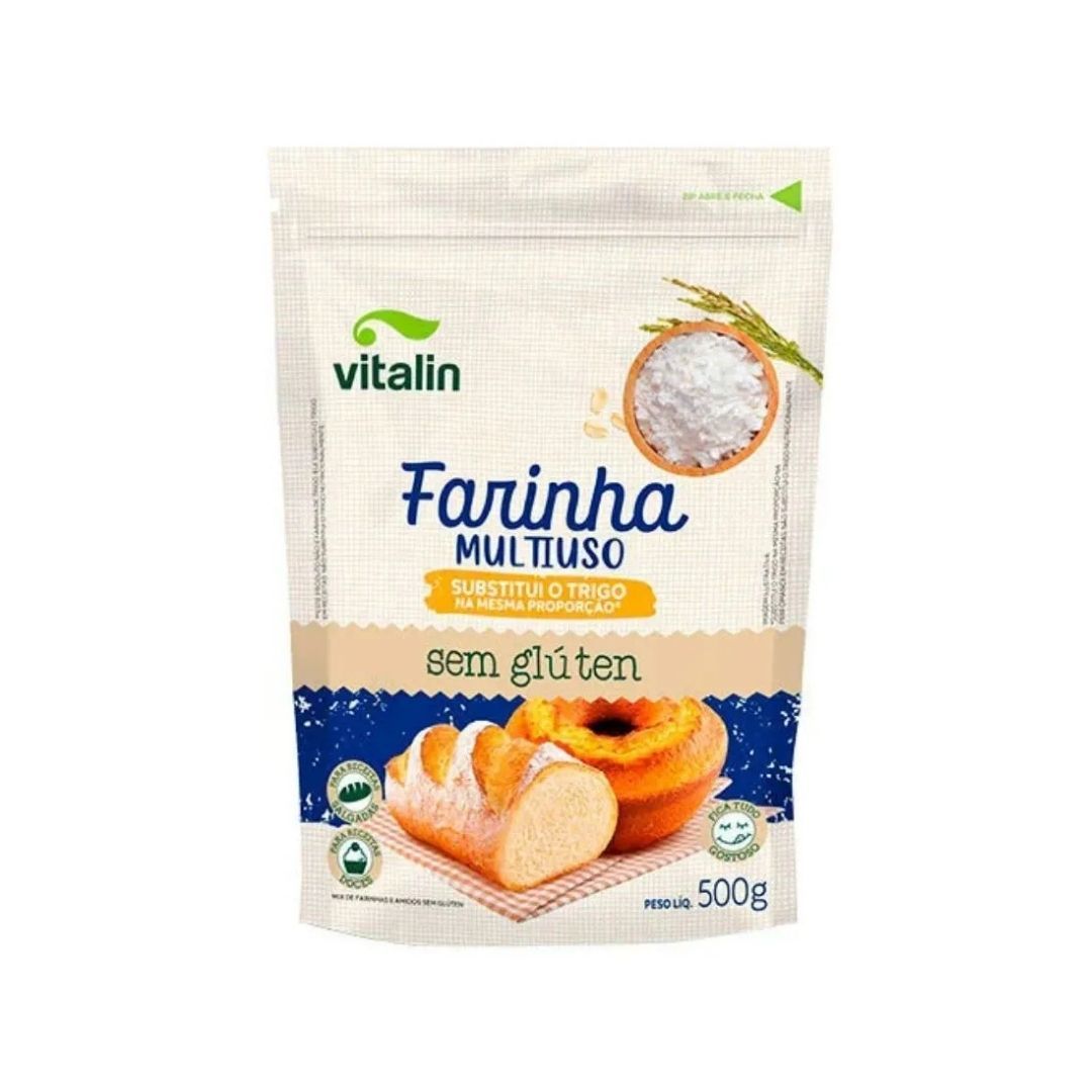 Farinha Vitalin Multiuso Integral 500g