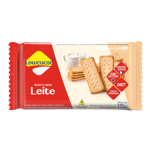 Biscoito Zero Lowçucar Leite 115g