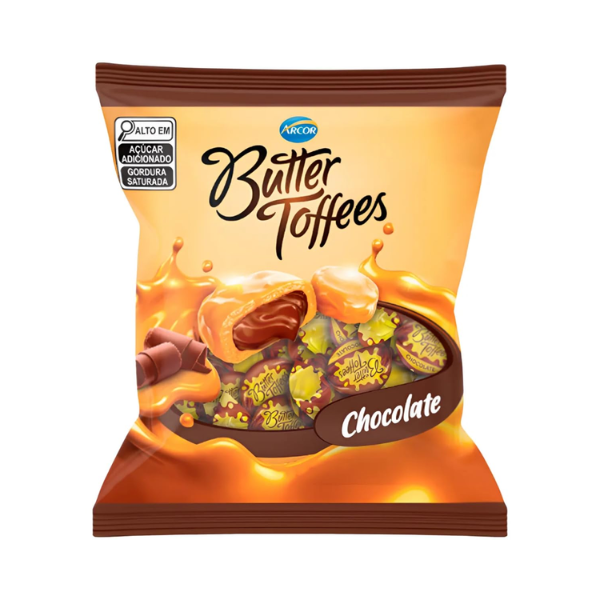 Bala Arcor Butter Toffees Chocolate 400g