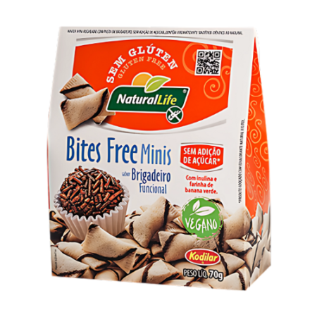 Bites Free Minis Naturallife Brigadeiro 70g