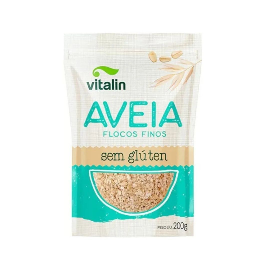 Aveia em Flocos Vitalin Finos Integral 200g