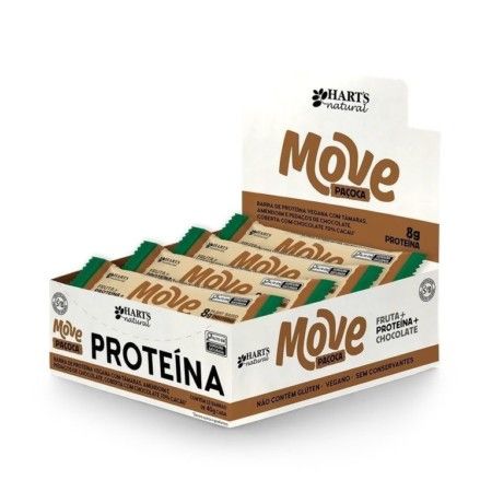 Barra de Proteína Move Harts Paçoca dp 12x40g