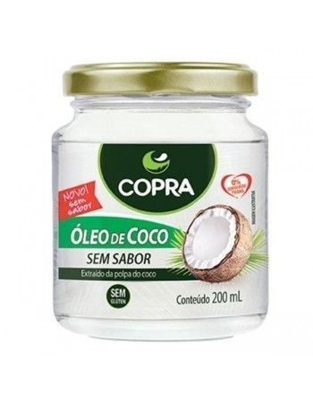 Óleo de Coco Copra Extra Virgem Sem Sabor 200ml