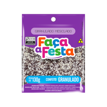 Confeito Leke Granulado Mesclado 130g