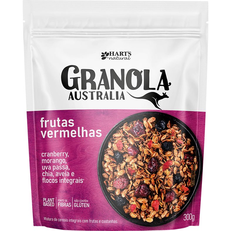 Granola Australia Harts Frutas Vermelhas 300g