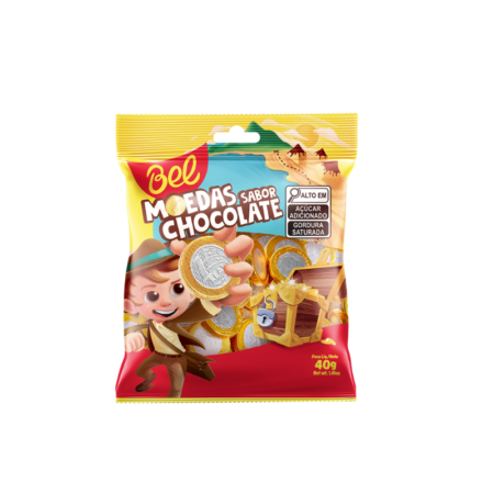Chocolate Moedas Bel Chocolate pct 40g