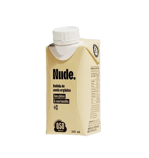 Bebida de Aveia Orgânica To Go Nude Baunilha 200ml